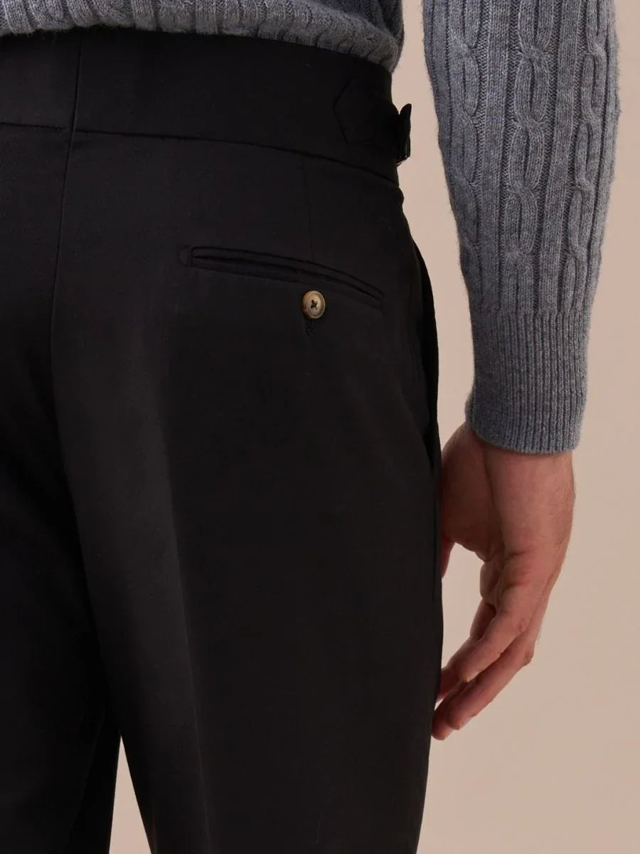Pantalones Palena plisados de tiro alto