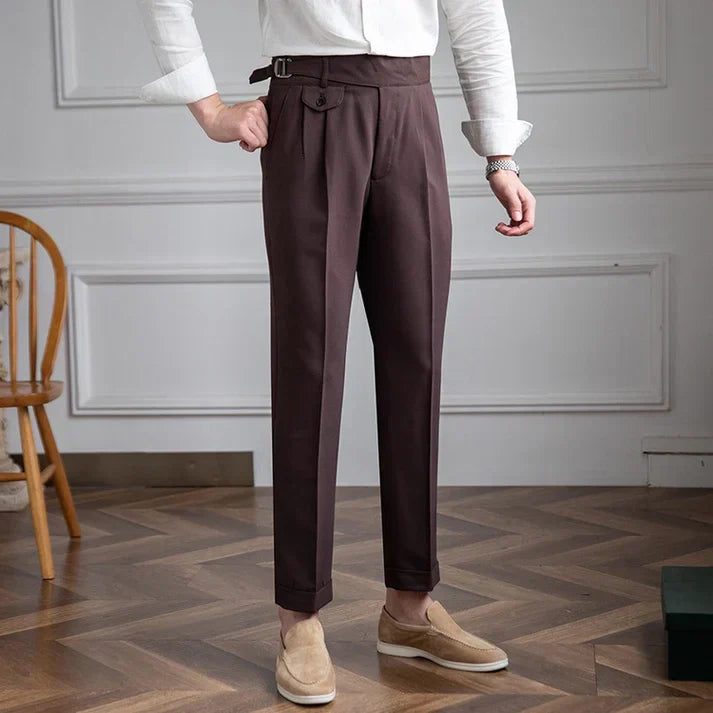 Pantalones Gurkha con trabillas LS048