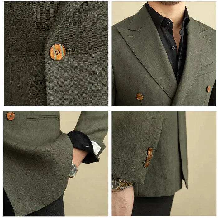 Abito Doppiopetto in Lino Loops LS035