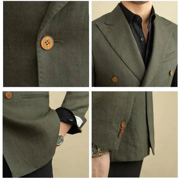 Blazer de Lino Entallado LS035