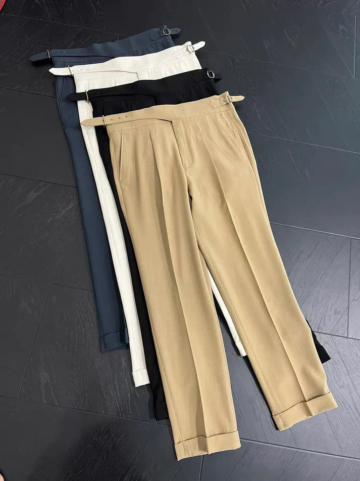 Pantalones Gurkha con trabillas LS049