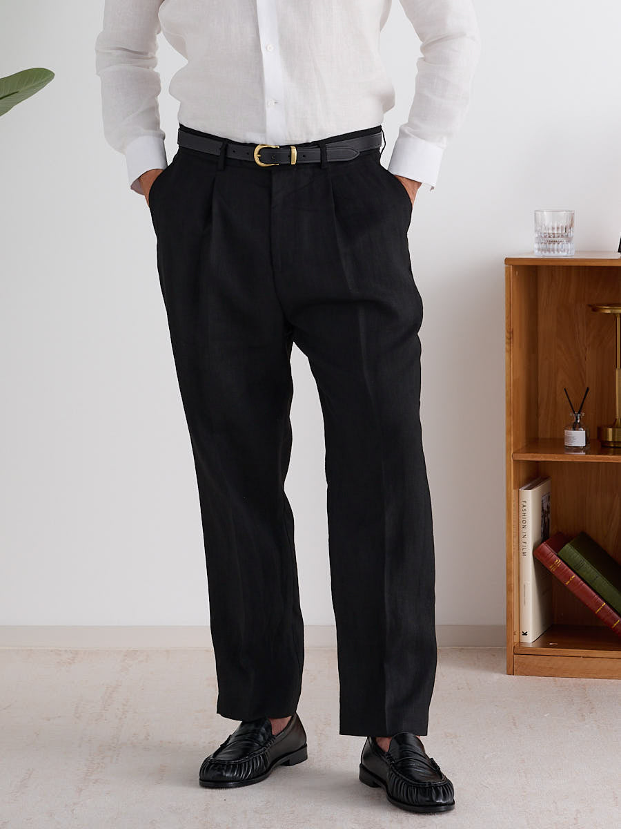 Pantalones de lino Minori Loops