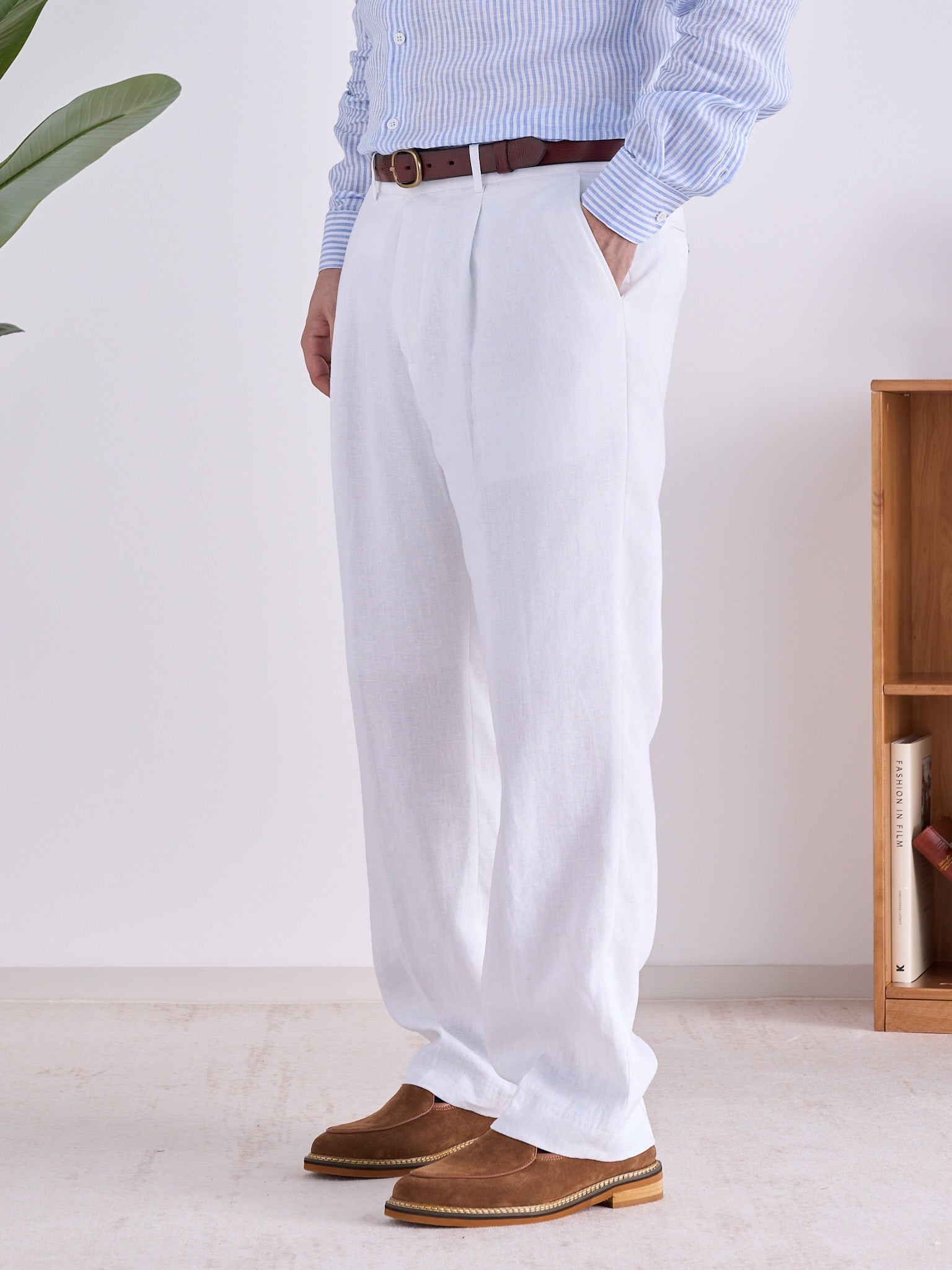 Pantalones de lino Minori Loops