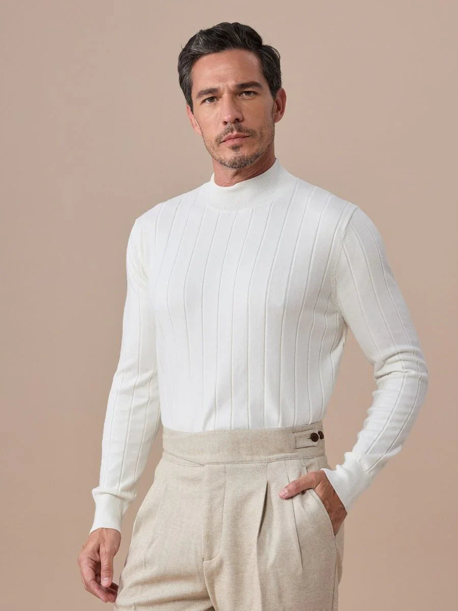 Tejido de punto con cuello simulado Lierna Loops