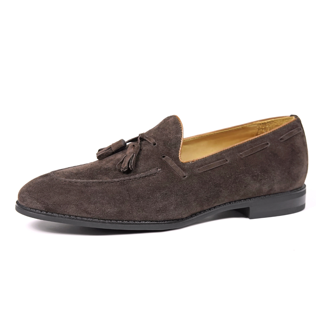 Herren Firenze Wildleder-Quasten-Loafer