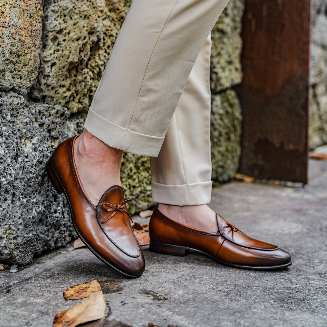 Mocassino con Fiocco Sorrento da Uomo