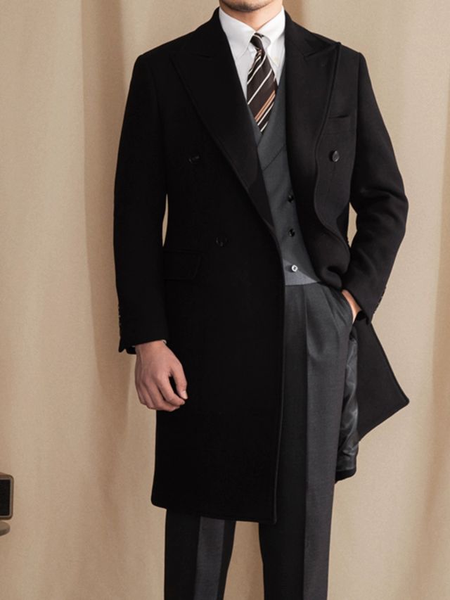 Cappotto Doppiopetto Padua Nero
