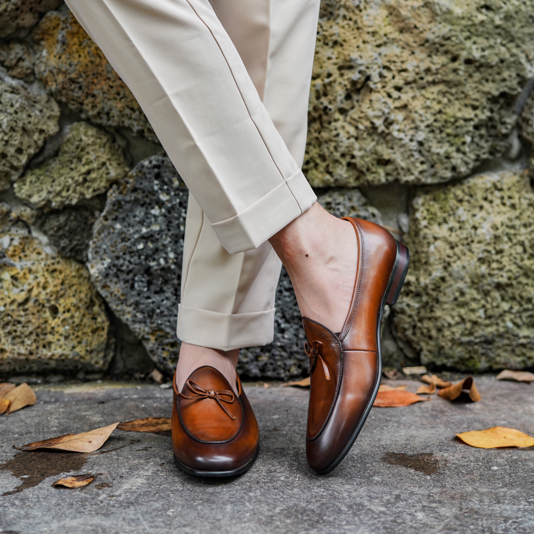 Mocassino con Fiocco Sorrento da Uomo