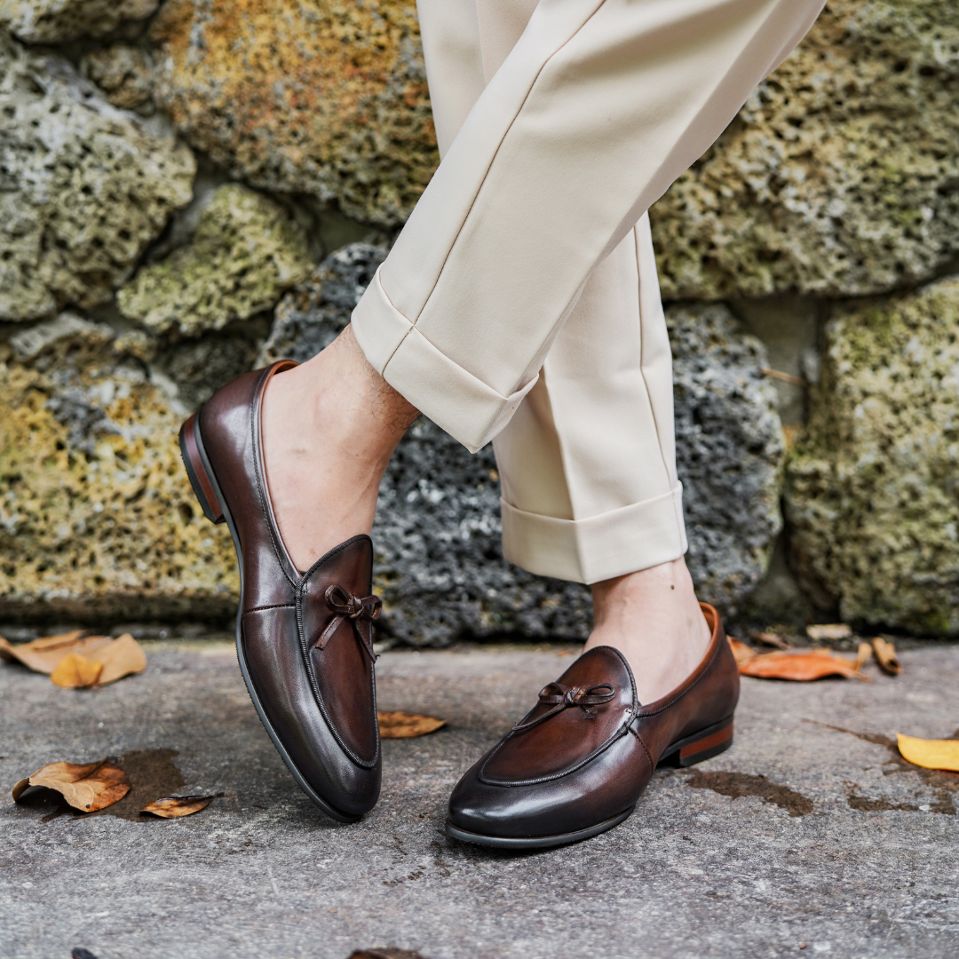 Mocassino con Fiocco Sorrento da Uomo