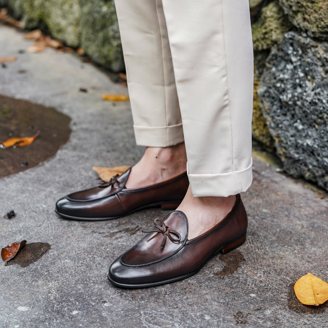 Mocassino con Fiocco Sorrento da Uomo