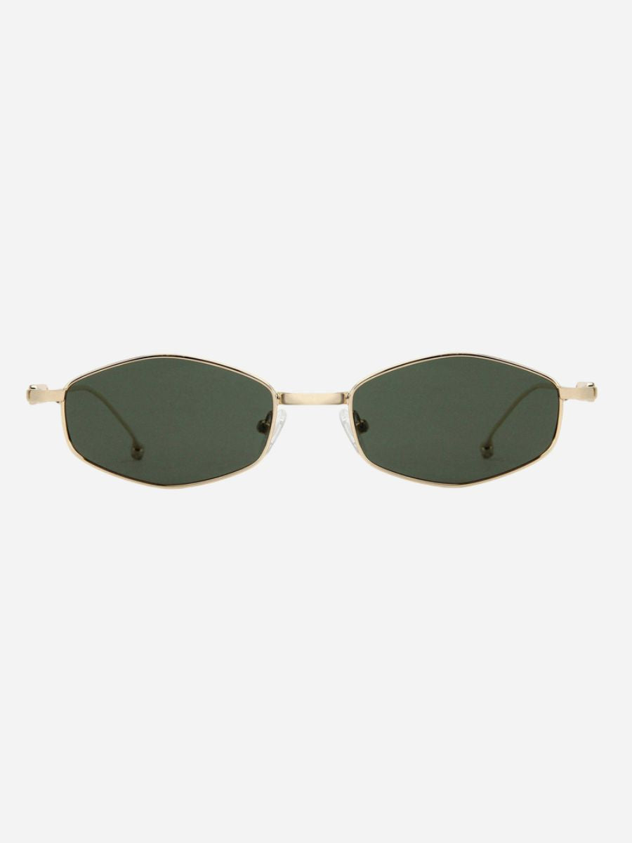 Lunettes de Soleil Métal Boucles Polygonales