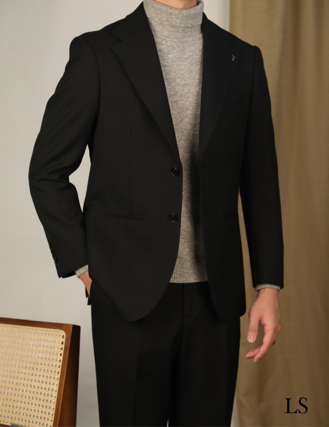 Costume deux-boutons Pavia
