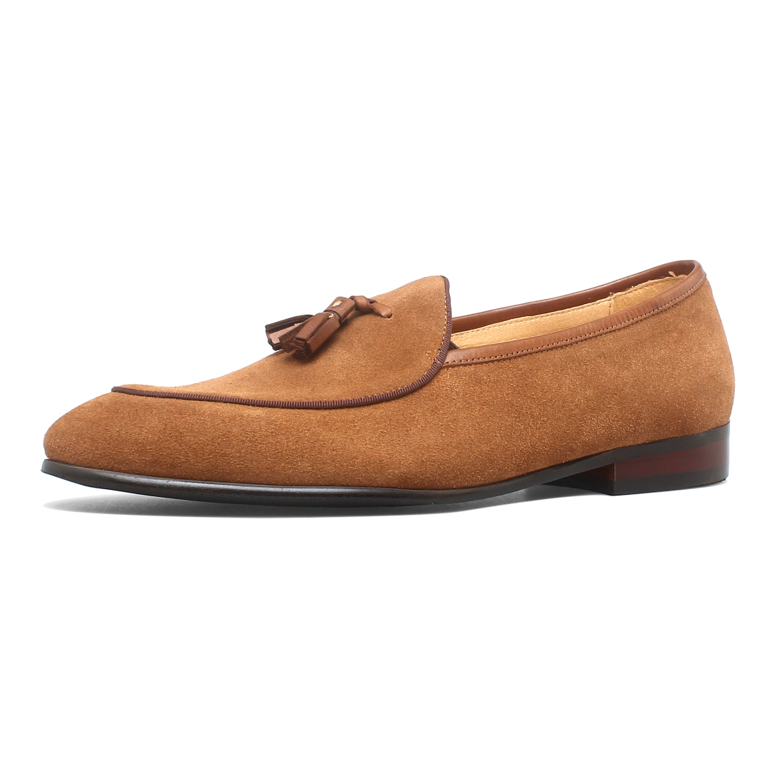 Herren Napoli Wildleder-Quasten-Loafer