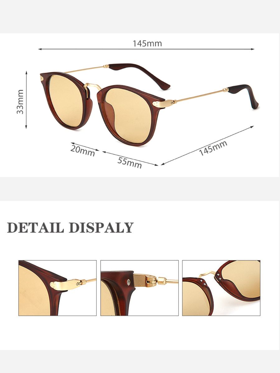 Lunettes de soleil rondes vintage Loops