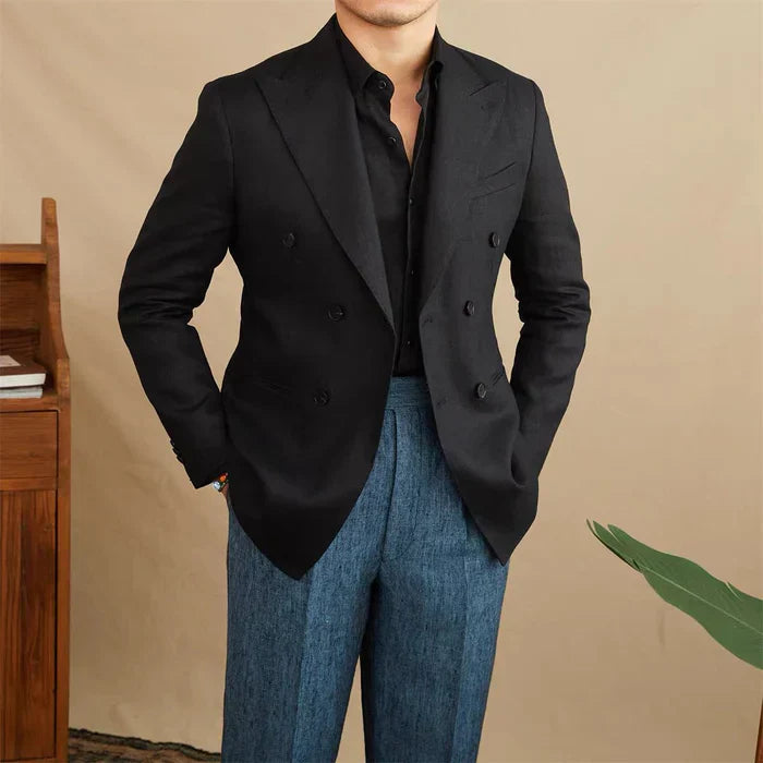 Blazer de Lino Entallado LS035