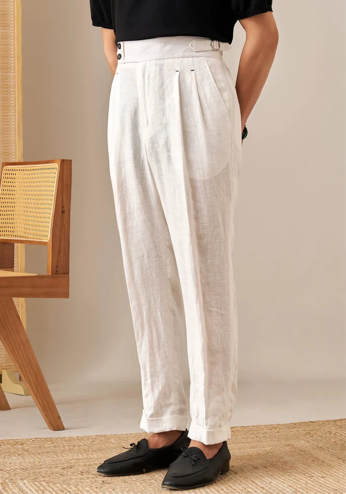 Abito Doppiopetto in Lino Loops LS035