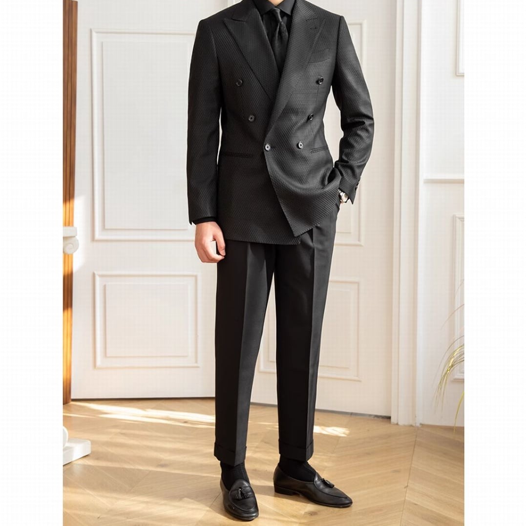 Ensemble de costume à carreaux Veroza