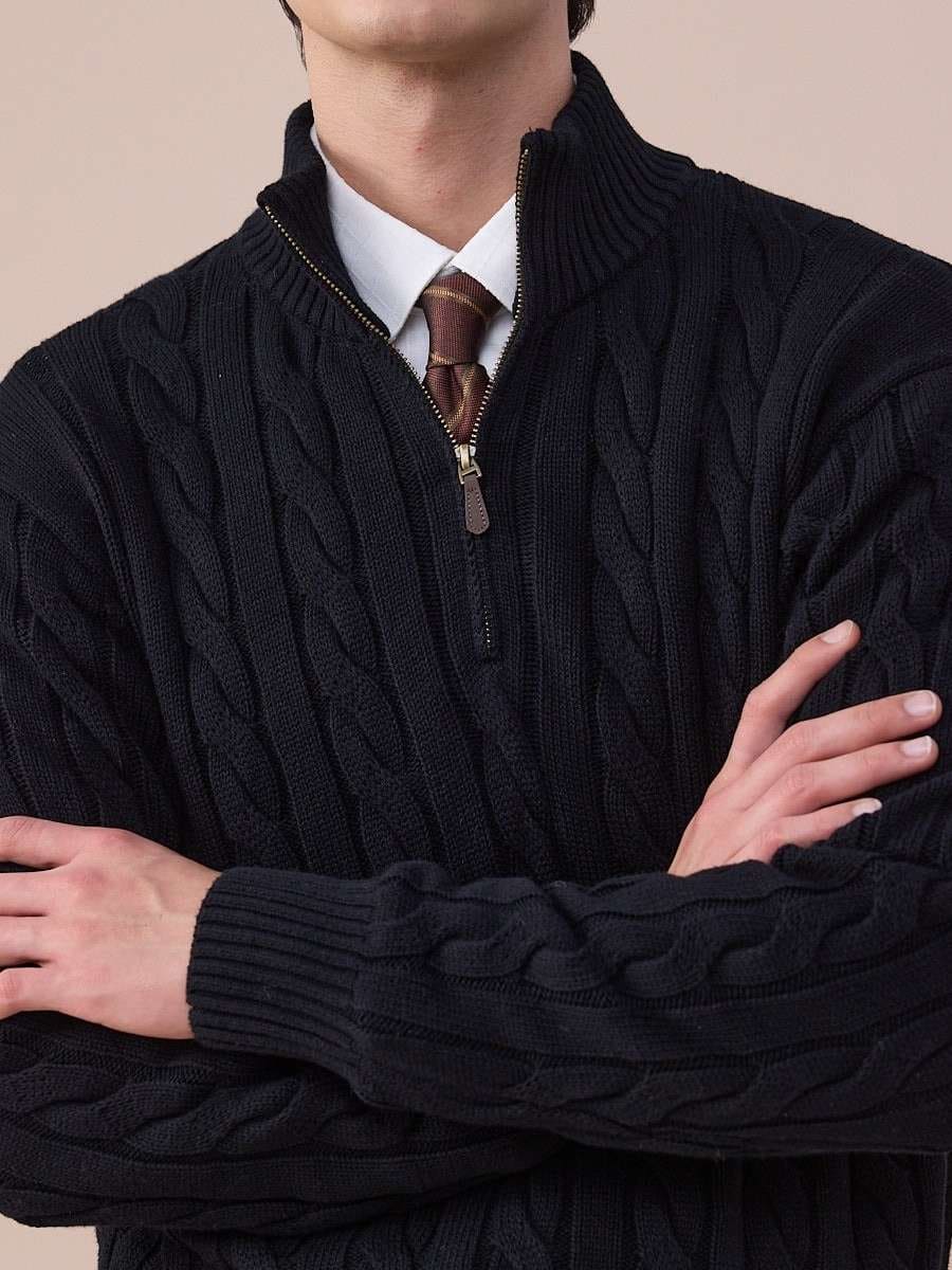 Loops Alveron Cable Zip Sweater