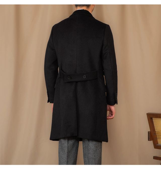 Cappotto Doppiopetto Nero