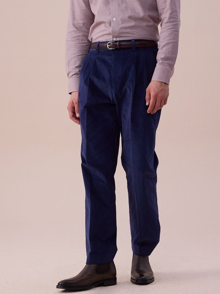 Pantalones Luni de pana de talle alto