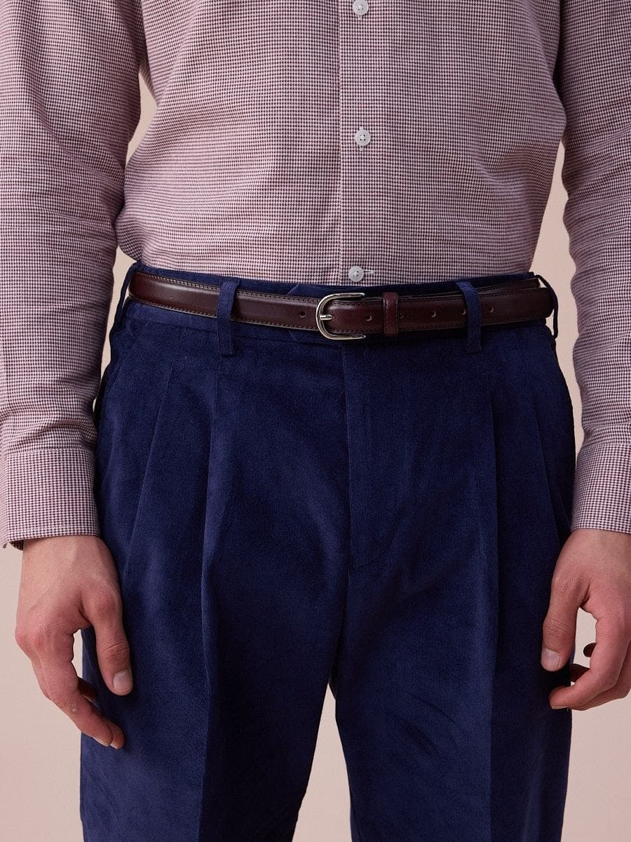 Pantalones Luni de pana de talle alto