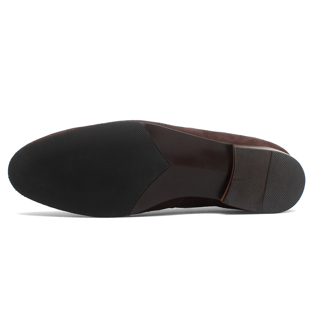 Mocassino con Nappa in Camoscio Bologna da Uomo
