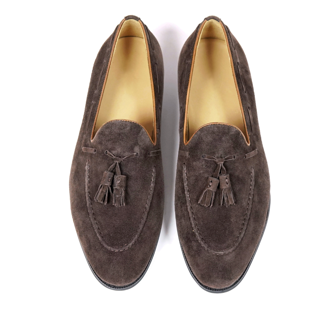 Mocassino con Nappa in Camoscio Firenze da Uomo