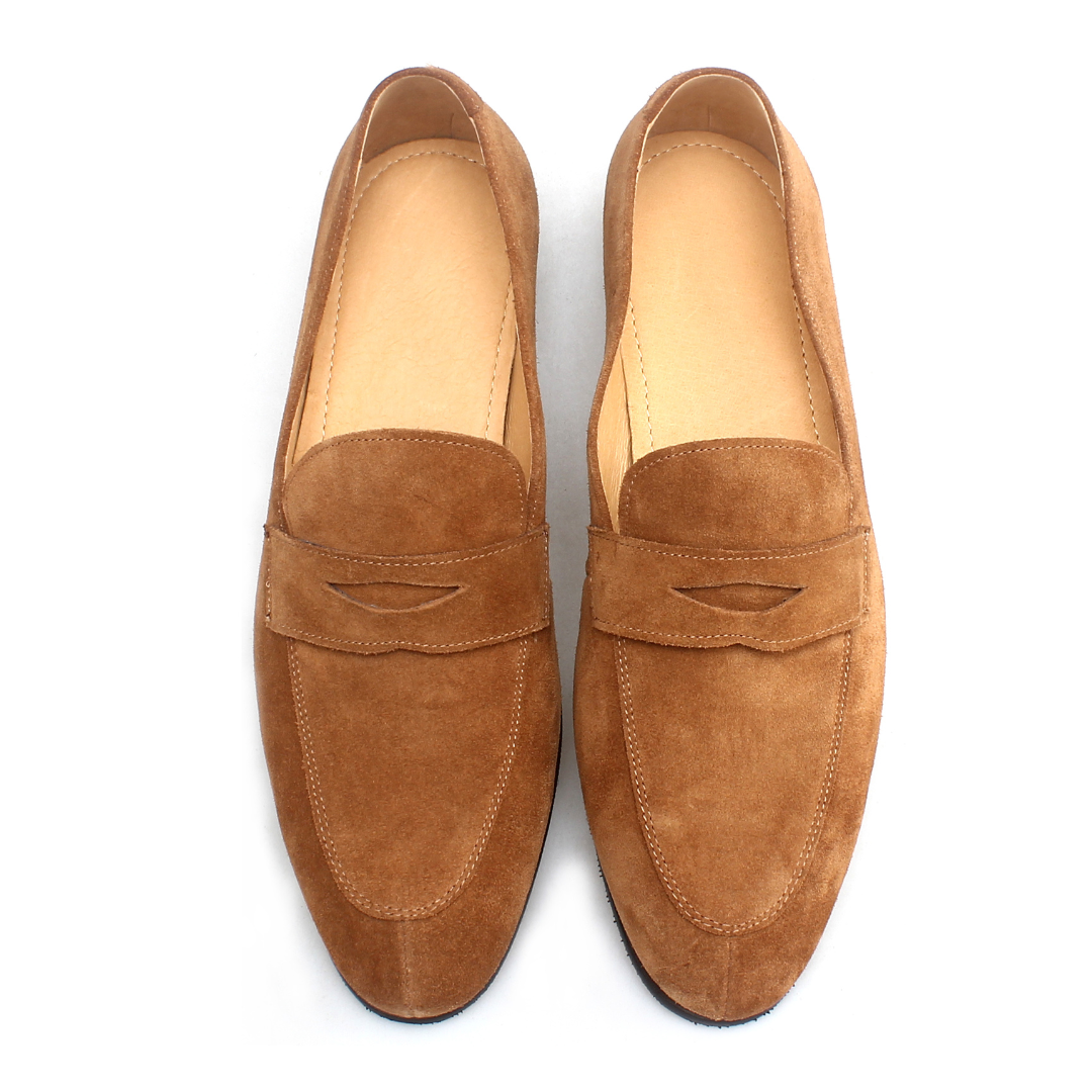Mocassin Penny Siena en daim pour homme