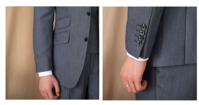 Costume Messine deux boutons