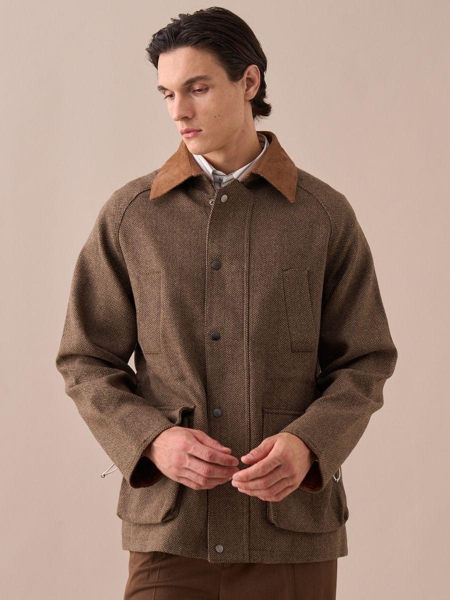 Chaqueta de mezcla de lana Loops Italian Heritage