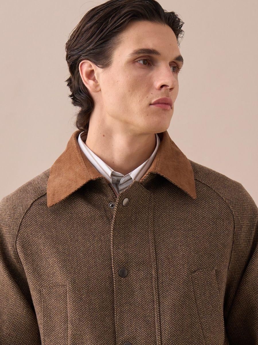 Chaqueta de mezcla de lana Loops Italian Heritage