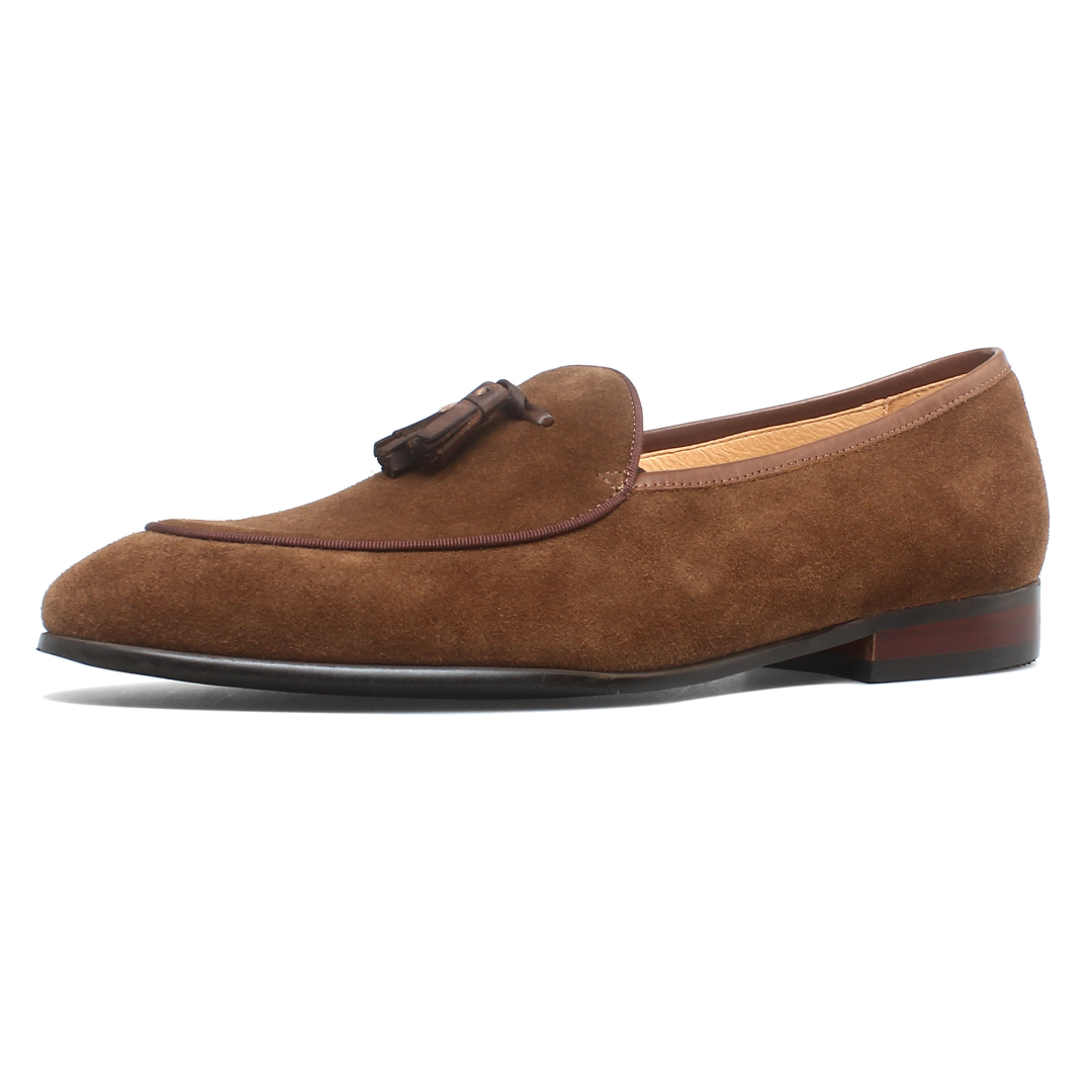 Herren Napoli Wildleder-Quasten-Loafer