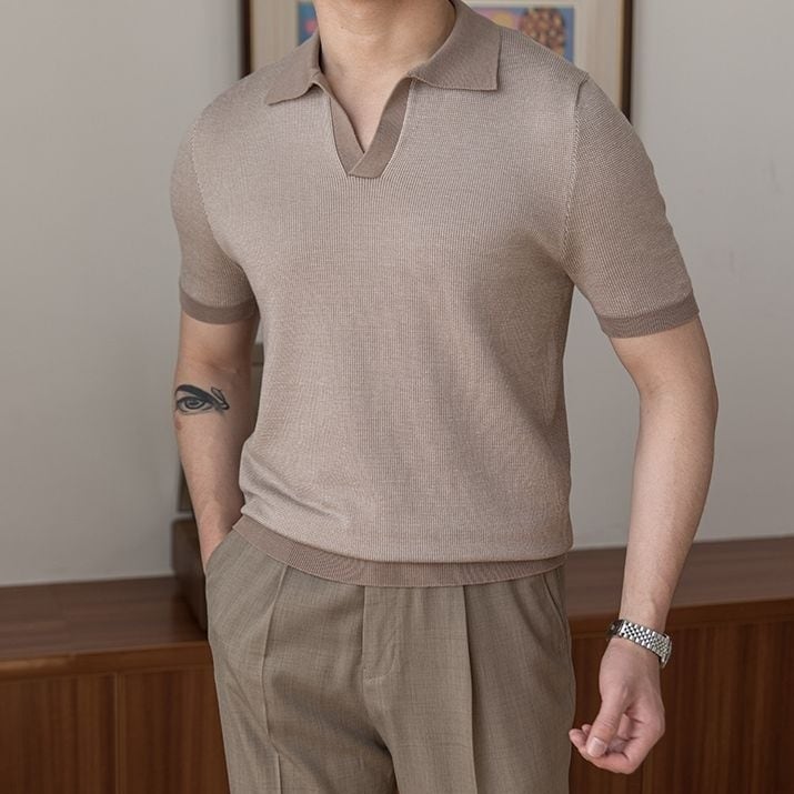 Polo Tencel Marsala
