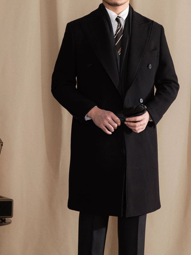 Cappotto Doppiopetto Padua Nero
