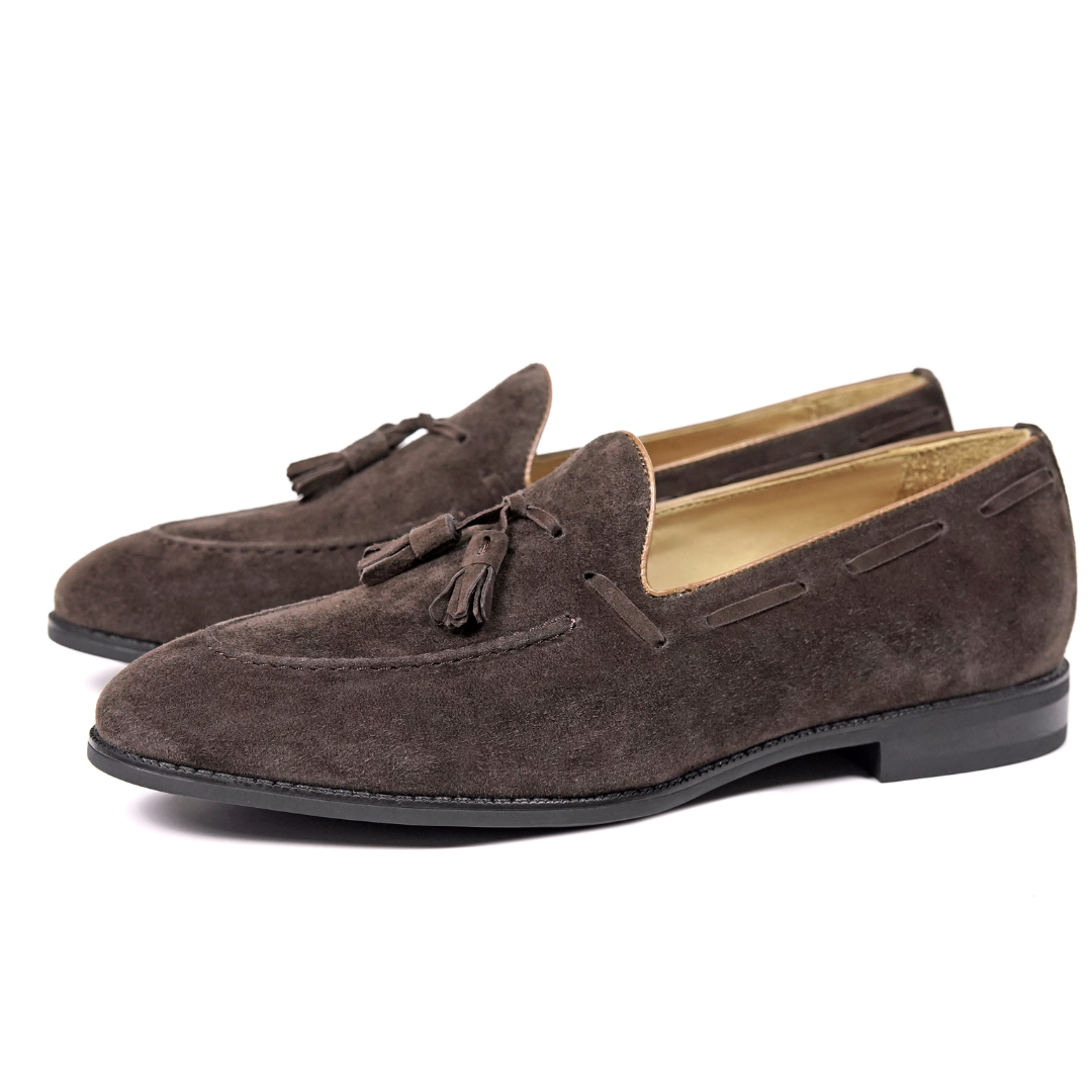 Mocassino con Nappa in Camoscio Firenze da Uomo