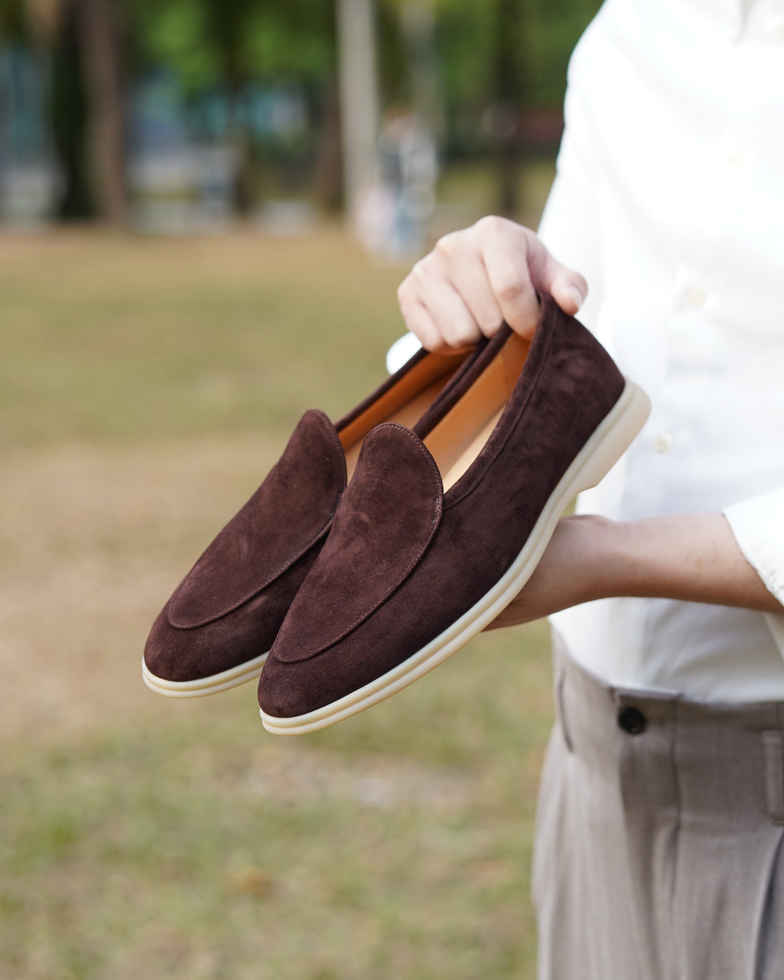Herren Pienza Wildleder-Loafer
