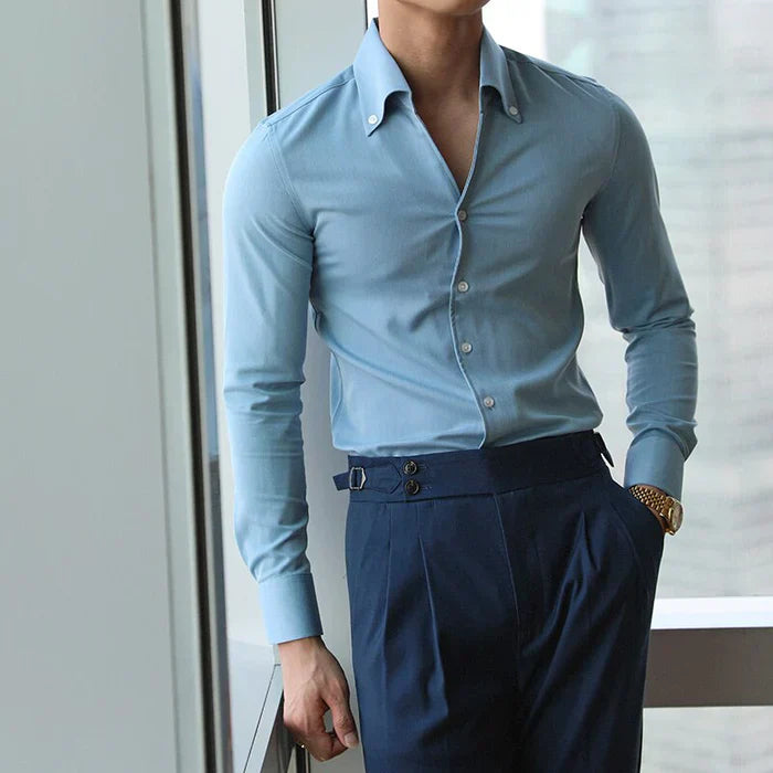 Chemise habillée homme avec boucle LS032