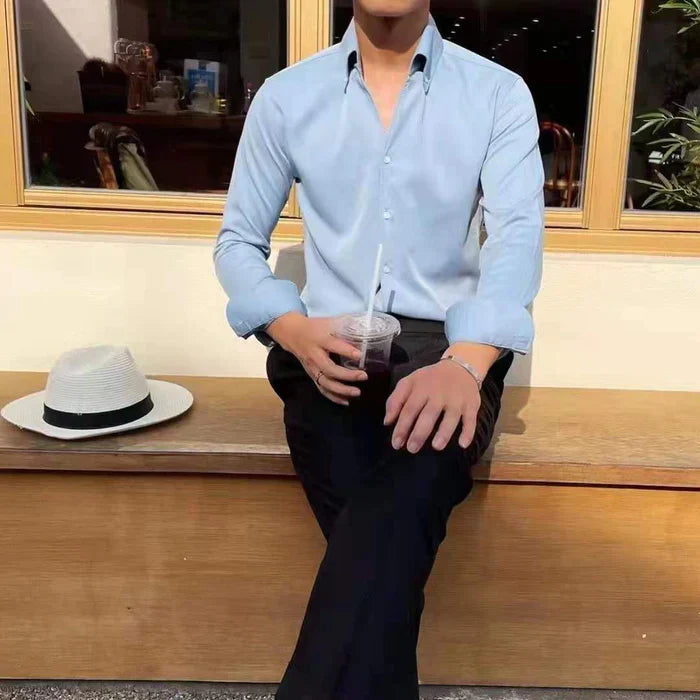 Chemise habillée homme avec boucle LS032