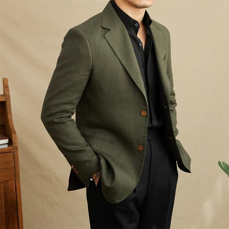 Loops Leinen-Blazer LS036