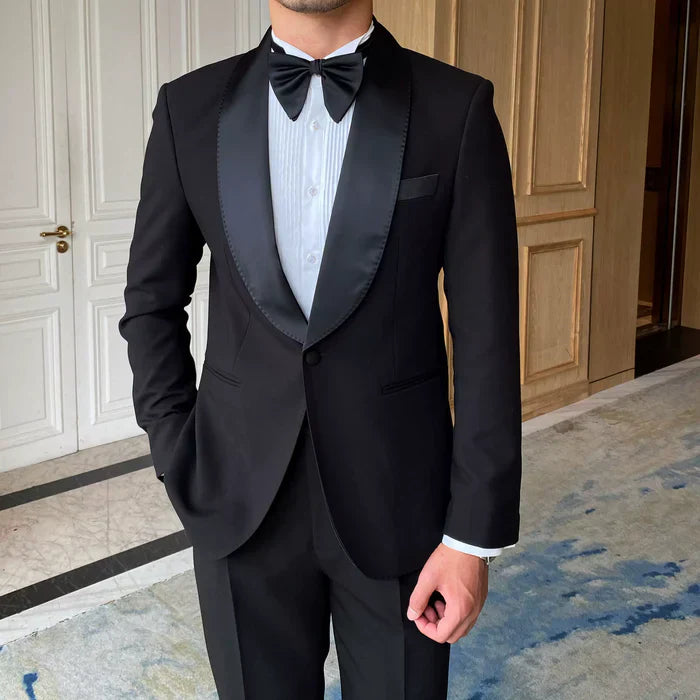 Tuxedo à revers châle