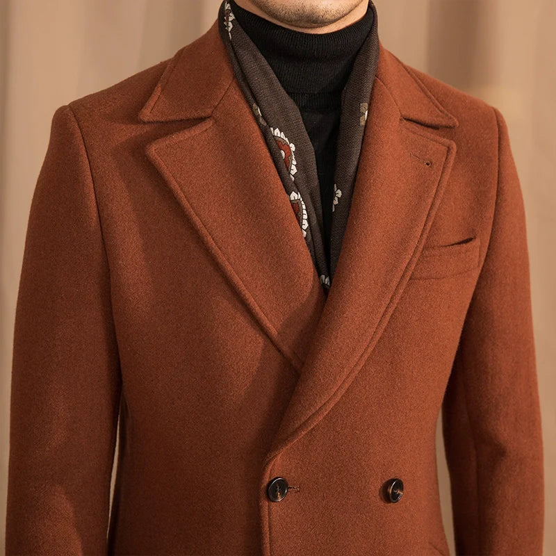 Cappotto Doppiopetto Caramello Novara