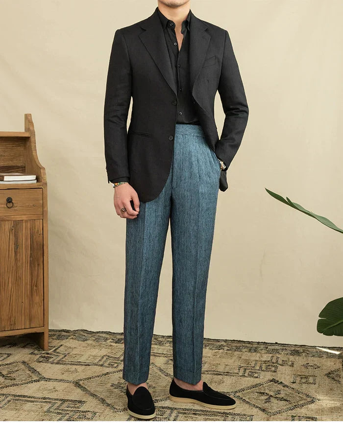 Loops Leinen-Blazer LS036