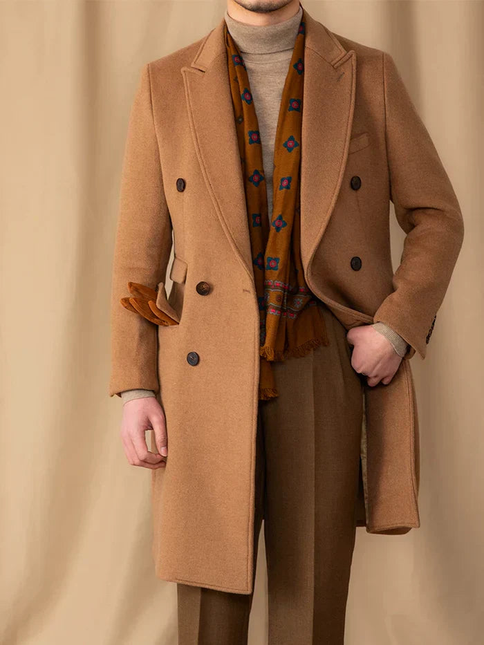 Cappotto Doppiopetto Khaki