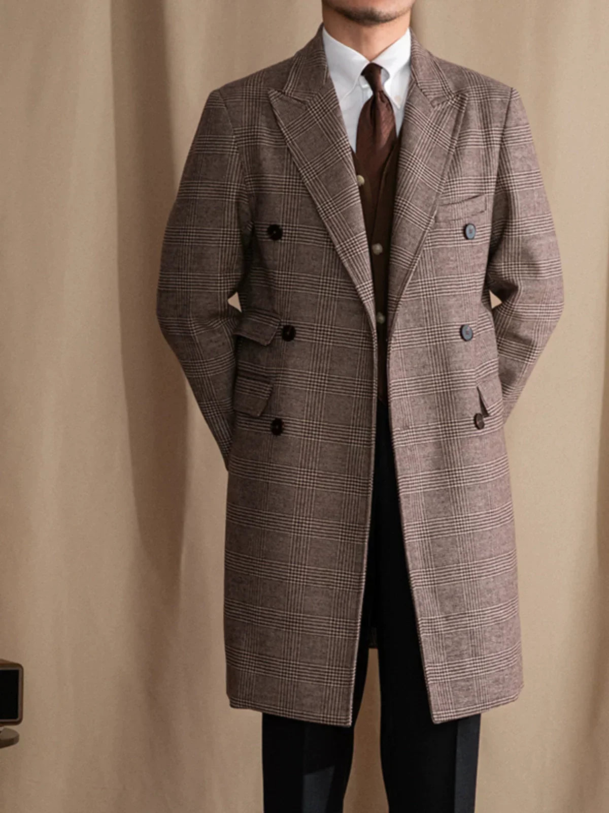 Cappotto Doppiopetto Prince of Wales