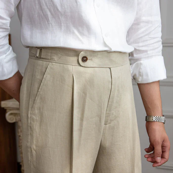 Pantalones Gurkha Lino Puro