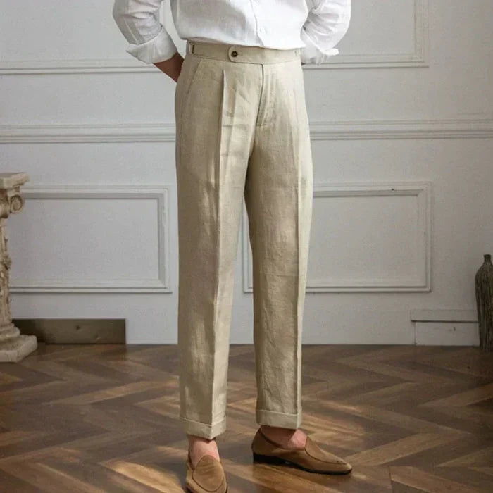 Pantalones Gurkha Lino Puro