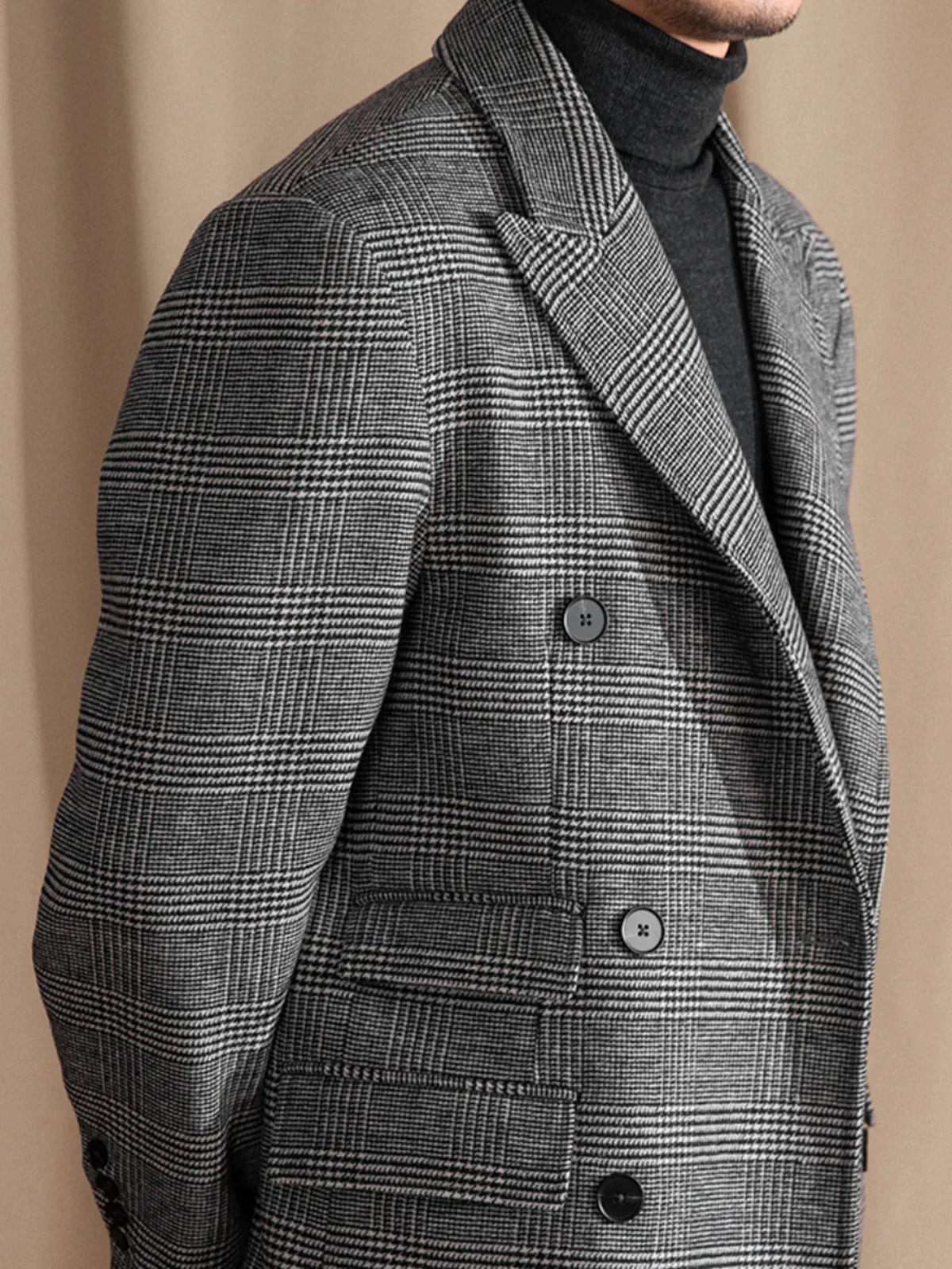 Cappotto Doppiopetto Prince of Wales