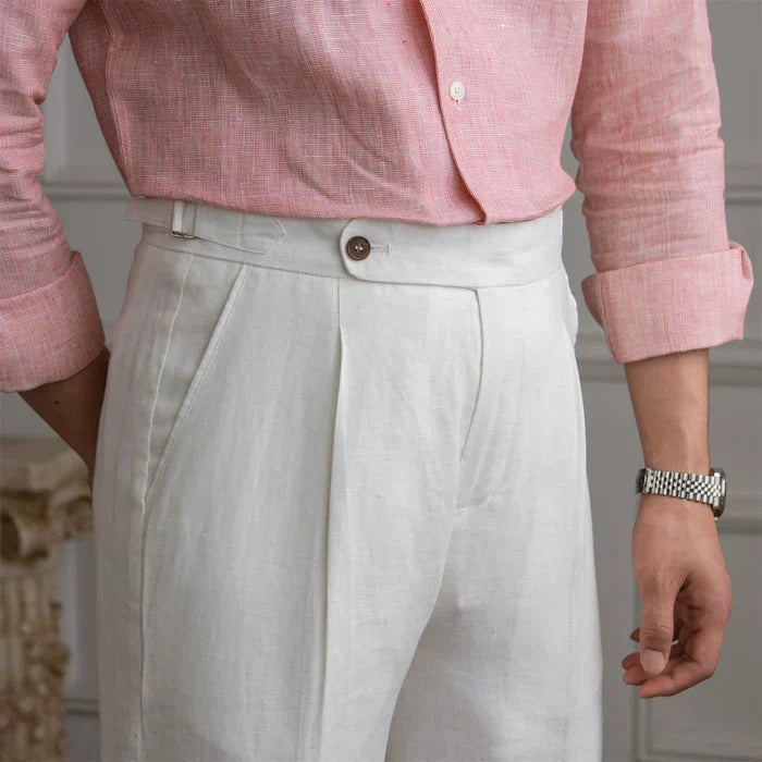 Pantalones Gurkha Lino Puro
