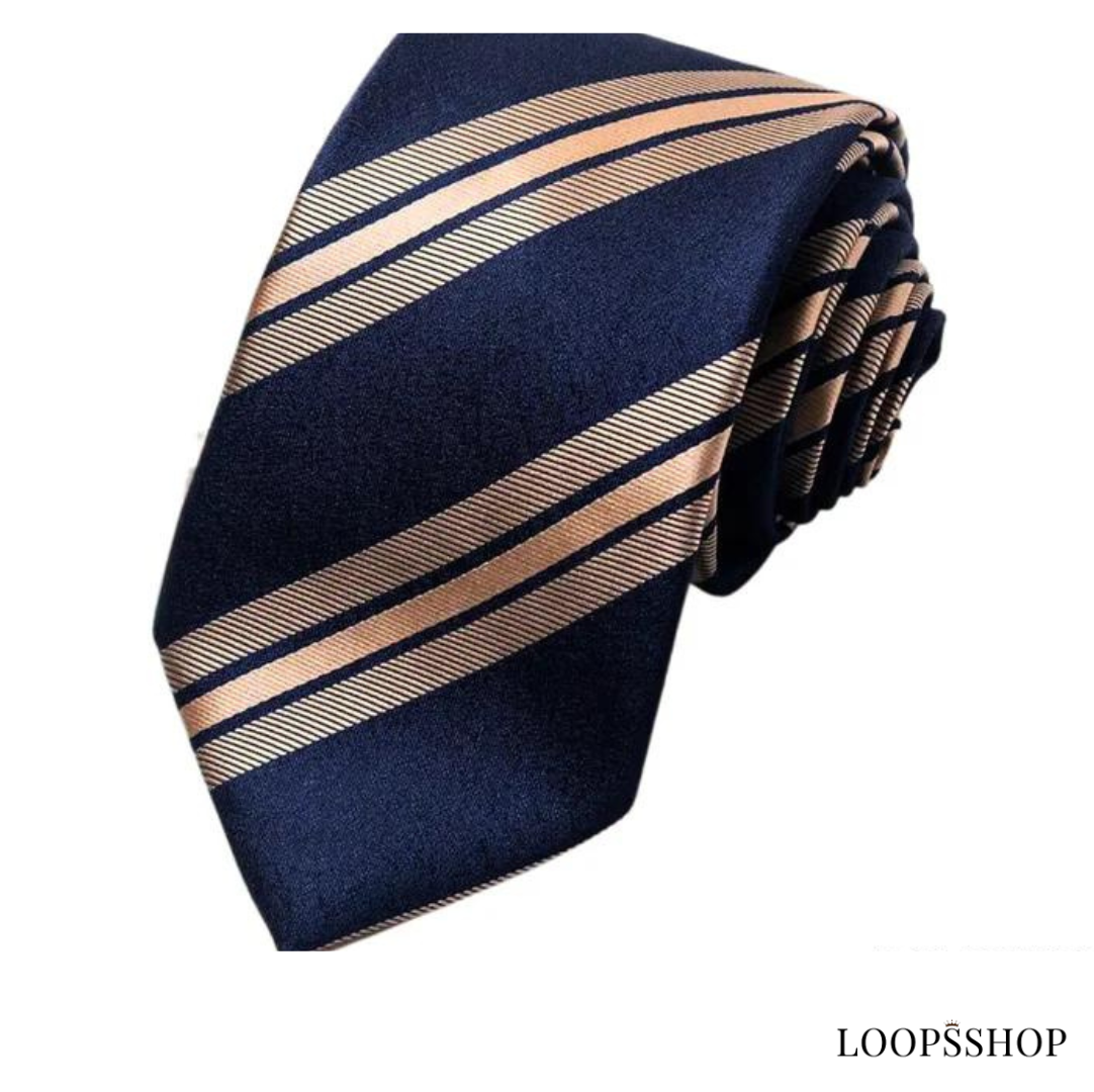 Gestreifte Krawatten Loops LS001