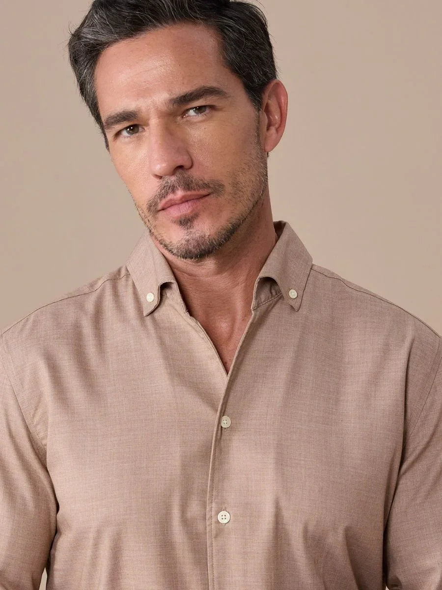 Chemise classique à col une pièce sans repassage